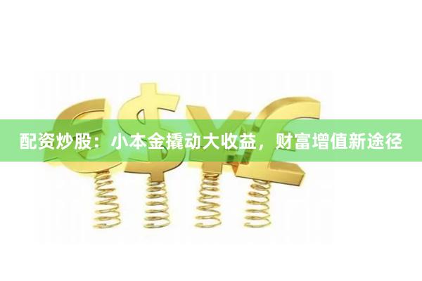 配资炒股:小本金撬动大收益,财富增值新途径
